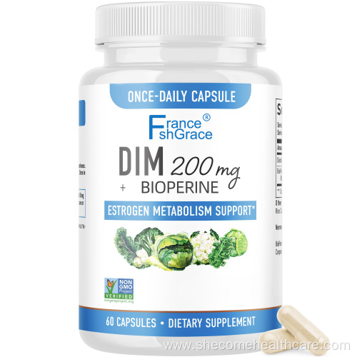 DIM Estrogen Balance 200mg Black Pepper DIM Capsules